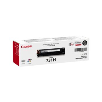 Касета за Canon i-Sensys LBP7100C/LBP7110C - CRG-731H - Black - P№ 6273B002 - заб.: 2 400k | JAR Computers Canon (6273B002) Black