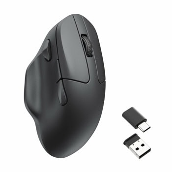 Мишка Keychron M7, оптична (26 000 dpi), жична/безжична, Bluetooth, USB, черна, гейминг | JAR Computers Keychron M7 Black