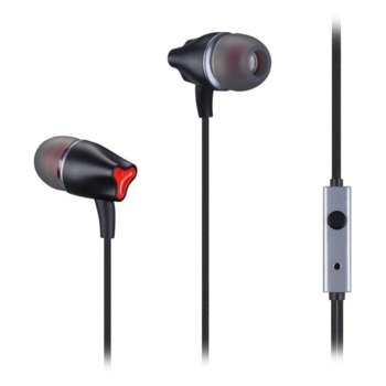 Слушалки Fenda E240B, микрофон, тип "тапи", черни | JAR Computers Fenda E240B Black