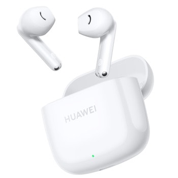 Слушалки Huawei FreeBuds SE 2, безжични, Bluetooth, микрофон, 10mm динамични драйвери, до 40 часа време на работа, IP54 зашита, бели | JAR Computers Huawei FreeBuds SE 2 Ceramic White