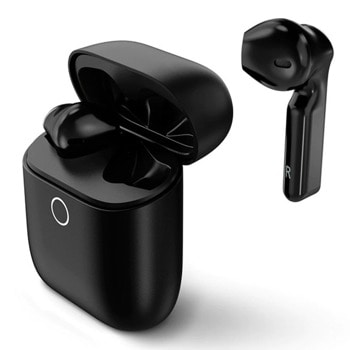 Слушалки Panasonic RZ-B100WDE-K, безжични, микрофон, Bluetooth 5.2, тип "тапи", до 4 часа време на работа с едно зареждане, IPX4 водоустойчиви, черни | JAR Computers Panasonic RZ-B100WDE-K