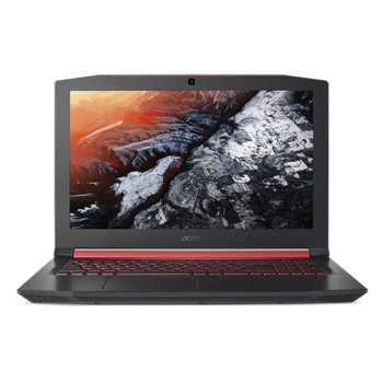 Лаптоп Acer Nitro 5 AN515-52-55S9 (NH.Q3MEX.015), четириядрен Coffee Lake Intel Core i5-8300H 2.3/4.0GHz, 15.6" (39.62 cm) Full HD IPS дисплей & Nvidia GeForce GTX 1050 4GB (HDMI), 8GB DDR4, 1TB HDD, 1x USB 3.0 Type-C, Linux, 2.7kg | JAR Computers Acer Nitro 5 AN515-52-55S9 NH.Q3MEX.015