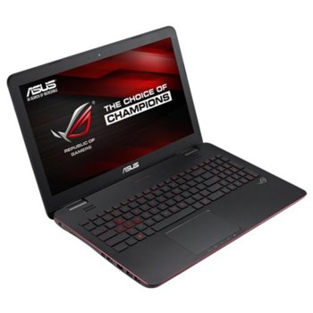 Лаптоп 15.6" (39.62 cm) Asus G551JW-CN006D, четири-ядрен Intel Core i7-4720HQ 2.6/3.6GHz, FULL HD LED Display & nVidia GeForce GTX 960M 2GB (mDP), 8GB, 1TB 7200 rpm, 3 x USB3.0, Free DOS, 2.7 kg | JAR Computers 15.6 Asus G551JW-CN006D
