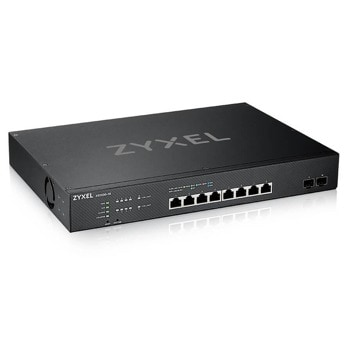 Суич ZyXEL XS1930-10, 1000Mbps, 10 порта, 8x 100/1000/10000 Mbps Base-T, 2x SFP 10 Gbps | JAR Computers Суич ZYXEL XS1930-10 XS1930-10-ZZ0101F