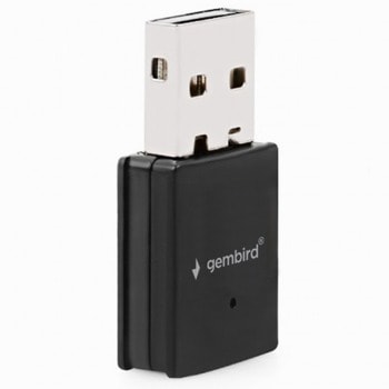 Мрежови адаптер Gembird WNP-UA300-01, 300Mbps, 2.4GHz(300Mbps), Wireless-N, USB 2.0 | JAR Computers Gembird WNP-UA300-01
