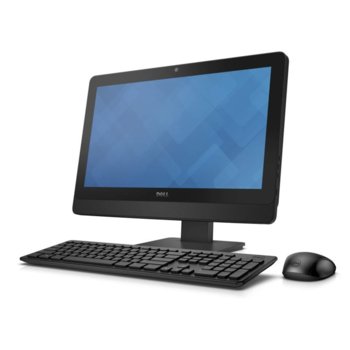 Настолен компютър Dell OptiPlex 3030 AiO (CA010D3030AIO1), 19.5" (49.5 cm) HD+ LED Display, четириядрен Intel Core i5 4570S 2.9/3.6 GHz, 4GB RAM, 500GB 5200rpm HDD, WiFi, клавиатура & мишка, Linux, 3г. гаранция | JAR Computers Dell OptiPlex 3030