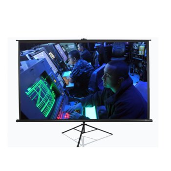 Екран Elite Screens Tripod T100UWH, 100" (254 cm), на стойка, 2 г. гаранция | JAR Computers Elite Screen T100UWH 100 Black