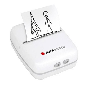 AgfaPhoto Realipix Pocket Printer Papergo White