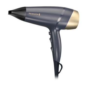 Сешоар Remington D5805 Sapphire Luxe, 2200W, 2 скорости, 3 настройки на температурата, студена струя, Advanced Ceramic, йонизация, син | JAR Computers Сешоар Remington D5805 Sapphire Luxe