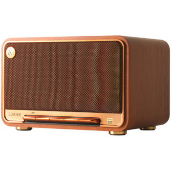 Тонколона Edifier D32, 2.1, 60W RMS (2x15W + 30W), Bluetooth, Wi-Fi, AUX, USB-C, кафява | JAR Computers Edifier D32 Brown D32-BR