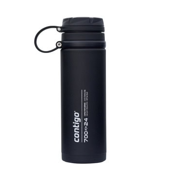 Термо бутилка Contigo Fuse THERMALOCK, 0.7л., неръждаема стомана, без BPA, двустенна, черна | JAR Computers Термо бутилка Contigo Fuse THERMALOCK Black