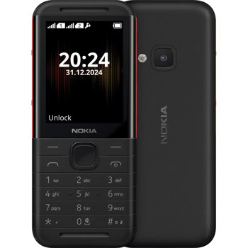 GSM Nokia 5310 2024 (черен), поддържа 2 sim карти, 2.8" (7.11 cm) QVGA TFT дисплей, Unisoc 6531F, 8MB RAM, 16MB Flash памет (+ microSD), 0.3 MPix камера, Bluetooth | JAR Computers Nokia 5310 2024 black 286954482