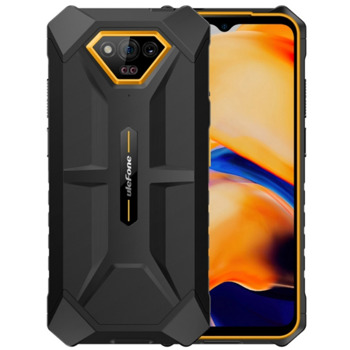 Смартфон Ulefone Armor X13 (оранжев), поддържа 2 SIM карти, 6.52" (16.56cm) HD+ дисплей, осемядрен Mediatek Helio G36 4x2.2GHz & 4x1.7GHz, 6GB RAM, 64GB Flash памет(+microSD слот), 50 + 24 + 8 Mpix камери, Android, 300g | JAR Computers Ulefone Armor X13 6/64GB Orange