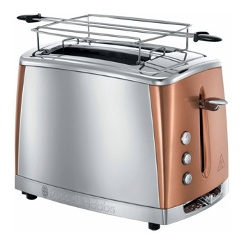 Russell Hobbs Luna Copper Accents 2 Slice 24290-56