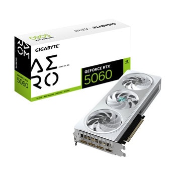 Видео карта Nvidia GF RTX 5060, 8GB, Gigabyte AERO, OC, PCI-E 5.0, GDDR7, 128 bit, DisplayPort, HDMI | JAR Computers Видео карта Gigabyte AERO GF RTX 5060 8GB