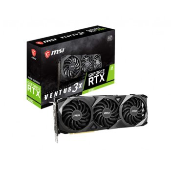 Видео карта Nvidia GF RTX 3090, 24GB, MSI VENTUS 3X OC, PCI-E 4.0, GDDR6X, 384 bit, 3x DisplayPort, 1x HDMI | JAR Computers MSI RTX 3090 VENTUS 3X 24G OC