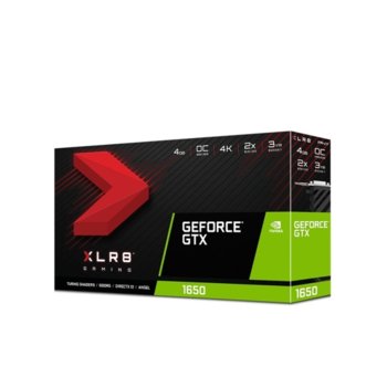 PNY NVIDIA GeForce GTX 1650 XLR8 OC SINGLE FAN