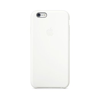 Калъф за Apple iPhone 6/6S +, страничен протектор с гръб, силиконов, Apple iPhone Case Silicone, бял image