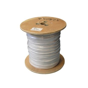 Кабел за аларма LIYY 6, 6 жилен(0.22мм), Ø 5мм, екраниран, ролка 300м, бял | JAR Computers Алармен кабел LIYY 6 300m