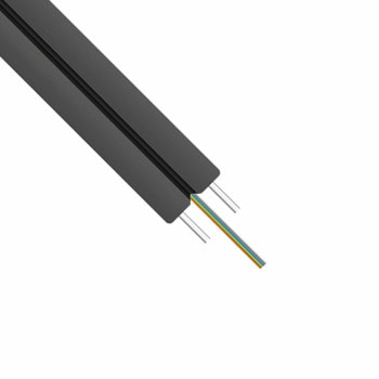 Оптичен кабел DeTech, FTTH, 4х влакна, 2000м, Indoor, черен image