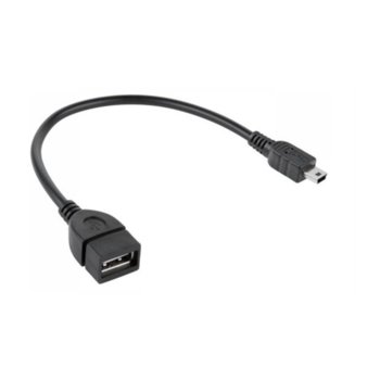 Кабел USB F to USB Mini df18001