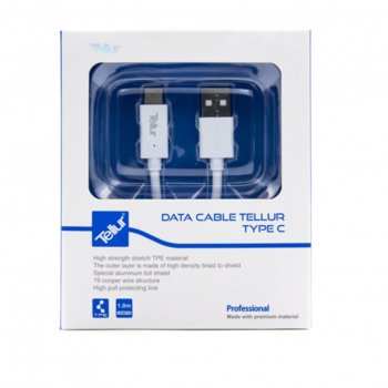 TELLUR TLL155051 USB A(м) към USB C(м) 1m