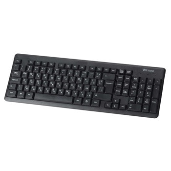 Клавиатура Wesdar K401C, безжична, черна, USB | JAR Computers Клавиатура Wesdar K401C