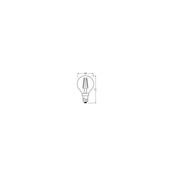Ledvance LED Classic P Filament E14