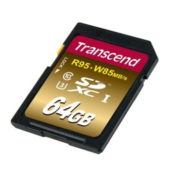 64GB SDXC Transcend TS64GSDU3X