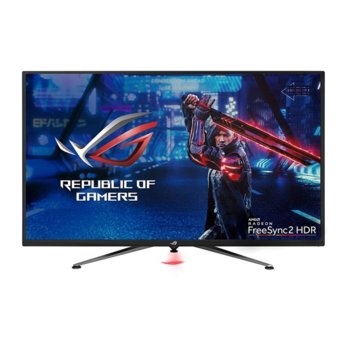 Монитор Asus ROG Strix XG438Q, 43" (109.22 cm) VA панел, 120Hz, Ultra HD, 4ms, 450 cd/m2, Display Port, HDMI | JAR Computers Asus ROG Strix XG438Q