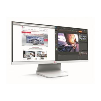 Монитор 29" (73.66cm) LG 29UM65-W, AH-IPS панел, FULL HD LED, 5ms, 5 000 000:1, 300 cd/m2, HDMI, DVI, DisplayPort, 3г. | JAR Computers 29 LG 29UM65-W AH-IPS