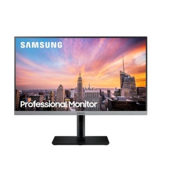 Монитор Samsung S24R650FDU, 23.8" (60.45 cm) PLS панел, 75Hz, Full HD, 5ms, 5 000 000:1, 250cd/m2, DisplayPort, HDMI, VGA, USB Hub image
