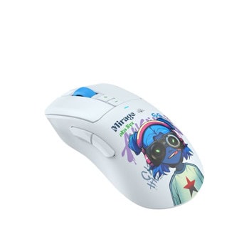 Мишка A4tech Bloody R73 Pro Nyx Mirage, оптична(2000dpi), безжична, USB, бяла | JAR Computers Мишка A4tech Bloody R73 Pro Nyx Mirage