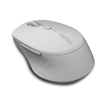 Мишка RAPOO M300, оптична(1600dpi), безжична(Bluetooth 4.0/2.4GHz), USB, сива, до 10м обхват image