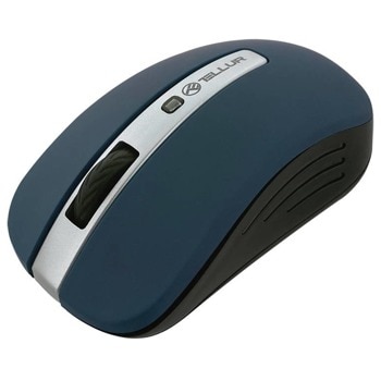 Мишка Tellur Basic (TLL491071), оптична (1600 dpi), безжична, USB, синя image