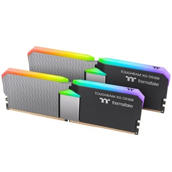 Памет 32GB (2x16GB) DDR5 6600MT/s, Thermaltake Toughram XG RGB D5, RG34D516GX2-6600C32B, 1.4V | JAR Computers Thermaltake Toughram XG RGB D5 2x16 6600MHz