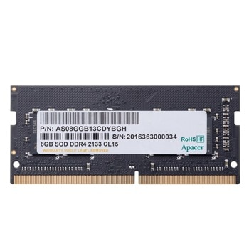 Памет 8GB DDR4 3200MHz, SO-DIMM, Apacer AS08GGB32CSYBGH, 1.2V image