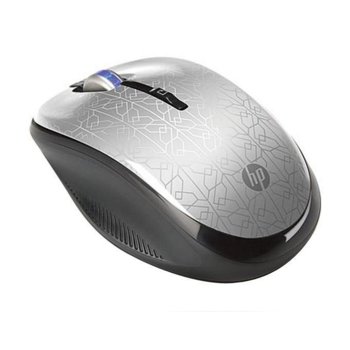 HP Wireless Optical Mobile Mouse (Silver)