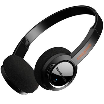 Слушалки Creative Sound Blaster Jam V2, безжични, микрофон, Bluetooth, до 22 часа време на работа, 32mm говорители, черни | JAR Computers Creative CREAT-HEAD-JAM-V2