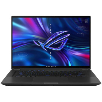 Лаптоп Asus ROG Flow X16 GV601RM-M6007W (90NR0AP20-M000F0), осемядрен AMD Ryzen 7 6800HS 3.2/4.7GHz, 16.0" (40.64 cm) WQXGA 165Hz Display & GF RTX 3060, (HDMI), 16GB DDR5, 1TB SSD, 2x USB 3.2 Gen 2 Type-C, Windows 11 Home, 2.10kg | JAR Computers Asus ROG Flow X16 GV601RM-M6007W