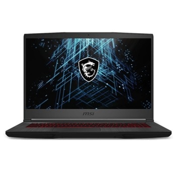 Лаптоп MSI GF63 Thin 11UC (9S7-16R612-434), осемядрен Tiger Lake Intel Core i7-11800H 2.3/4.6 GHz, 15.6" (39.62 cm) Full HD IPS 144Hz Anti-Glare Display & GF RTX 3050 4GB, (HDMI), 8GB DDR4, 512GB SSD, 1x Type-C USB3.2 Gen1, No OS | JAR Computers MSI GF63 Thin 11UC