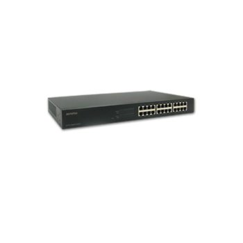 Суич Repotec RP-G2400DC, 24Port, 1000Mbps | JAR Computers Repotec RP-G2400DC