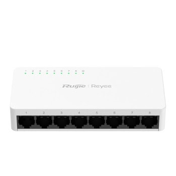 Суич Ruijie RG-ES08G-L, 1000Mbps, 8 порта, 8x 10/100/1000Mbps RJ45 | JAR Computers Ruijie RG-ES08G-L