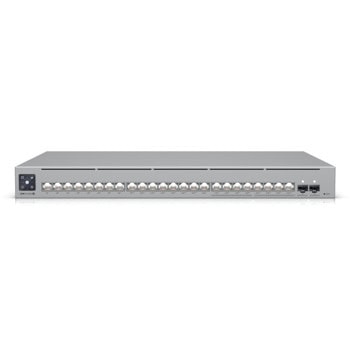 Суич Ubiquiti USW-Pro-Max-24, 2500Mbps, 26 порта, 16x 10/100/1000Mbps RJ45, 8x 10/100/2500Mbps RJ45, 2x 10G SFP+ | JAR Computers Ubiquiti USW-Pro-Max-24