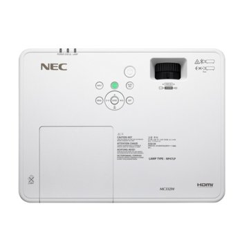 Видеопроектор NEC MC332W, 1280 x 800, 3400 ANSI
