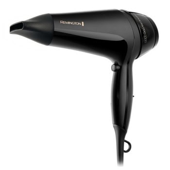 Сешоар Remington Thermacare Pro D5710, 2200W, 2 степени на скорост, 3 настройки на температурата, керамична йонна решетка, черен | JAR Computers Remington Thermacare Pro D5710