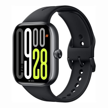Смарт часовник Xiaomi Redmi Watch 5, 2.07" (5.25cm) AMOLED дисплей, Bluetooth, aкселерометър, жироскоп, сърдечен ритъм, 5АТМ водоустойчив, до 24 дни живот на батерията, черен | JAR Computers Redmi Watch 5 Obsidian Black
