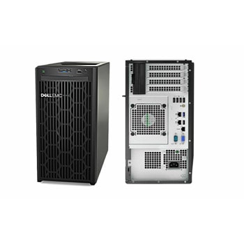 Сървър Dell PowerEdge T150 (PET150E2334SVB-00), четириядрен Rocket Lake Intel Xeon E-2334 3.4/4.8 GHz, 16GB DDR4, 2TB HDD, 2x LAN, NO OS image