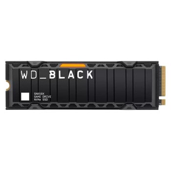 Памет SSD 2TB, Western Digital SN850X, NVMe, M.2 (2280), скорост на четене 7300MB/s, скорост на запис 6600MB/s | JAR Computers WD SSD Black SN850X NVMe M.2 2TB
