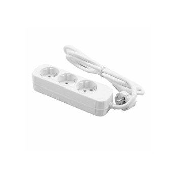 Разклонител MediaRange MRCS201, 3 гнезда, 1.4m кабел, бял | JAR Computers MediaRange MRCS201